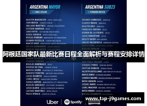 阿根廷国家队最新比赛日程全面解析与赛程安排详情 阿根廷国家队最新比赛日程全面解析与赛程安排详情